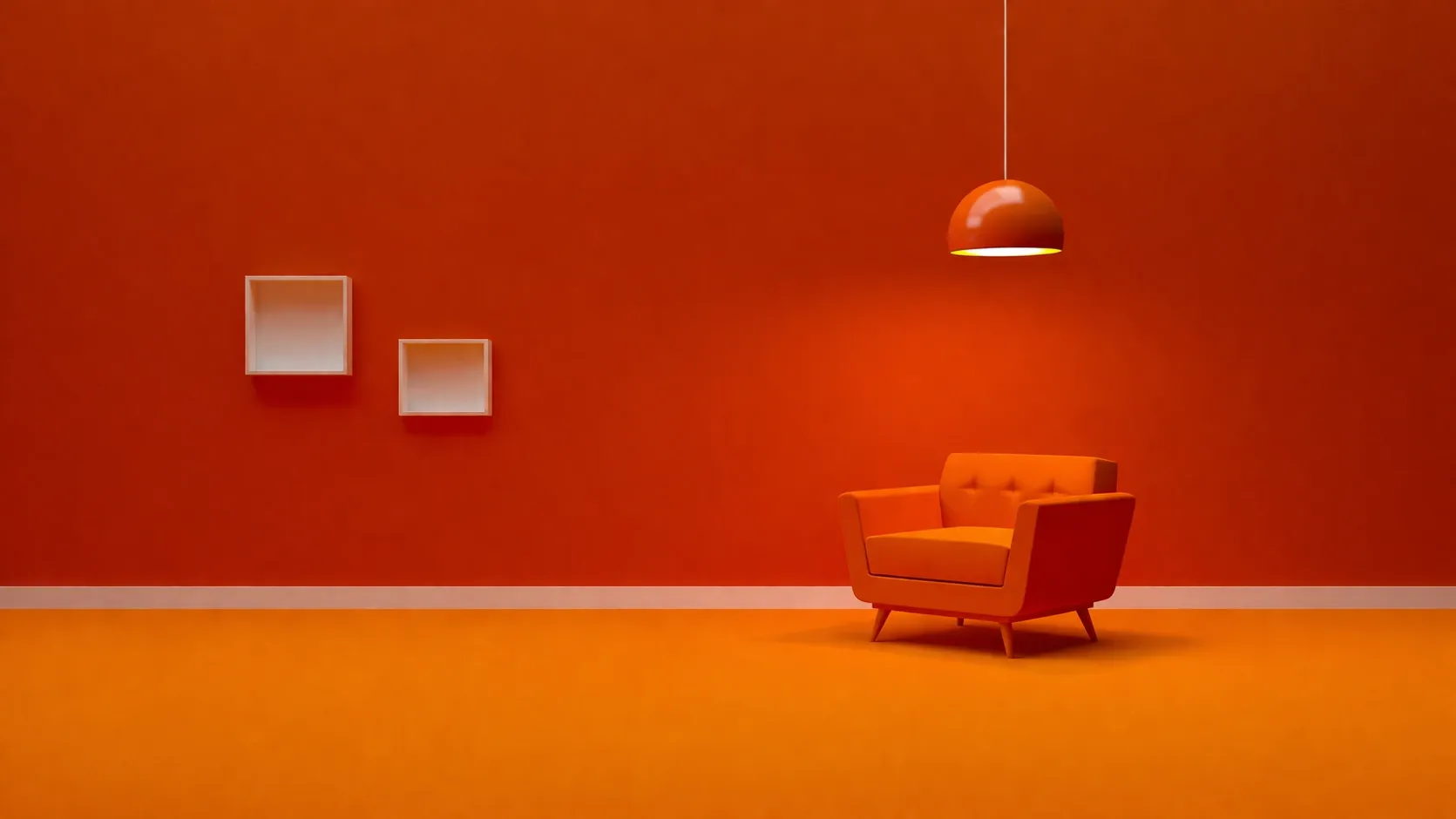 Banner visual cálido en tonos naranja para la página de perfil profesional.